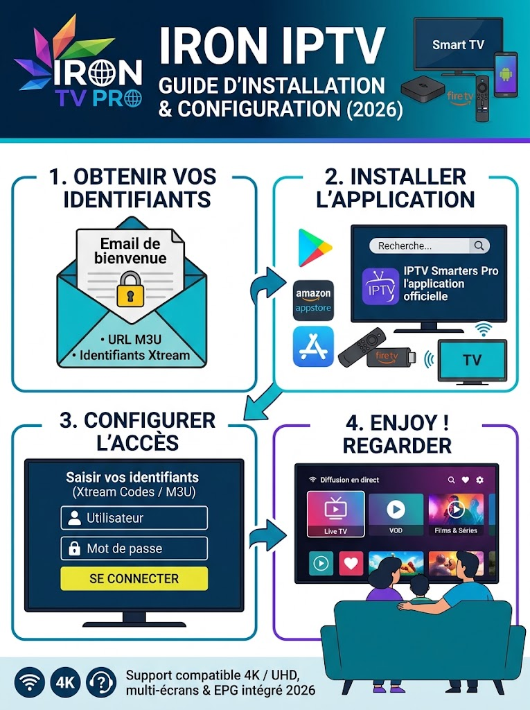 Iron IPTV : Avis, Prix et Fonctionnement en 2026