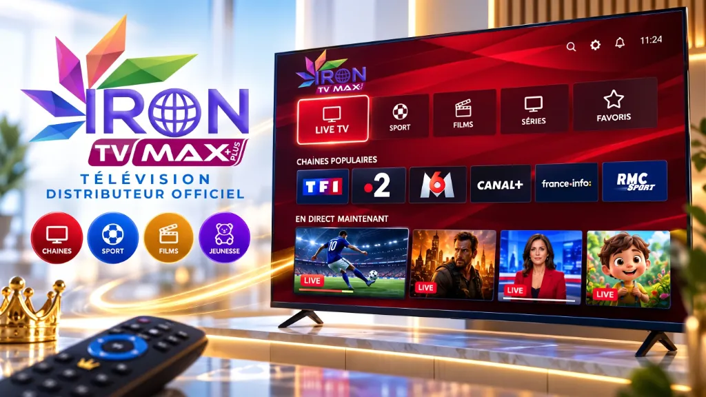 Iron IPTV sur LG Smart TV : Applications et Configuration