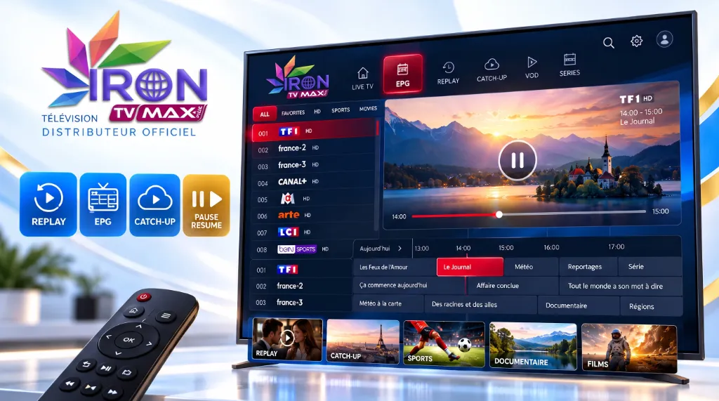 Iron IPTV sur Samsung TV : Compatibilité et Installation